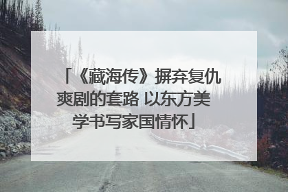 《藏海传》摒弃复仇爽剧的套路 以东方美学书写家国情怀
