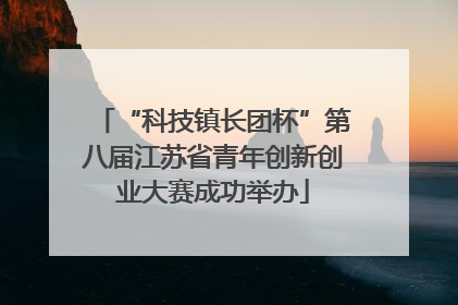 “科技镇长团杯”第八届江苏省青年创新创业大赛成功举办