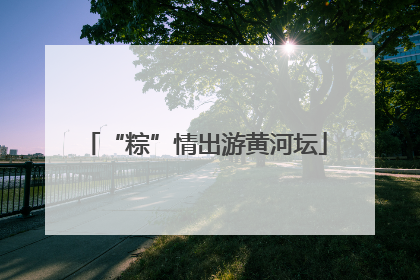 “粽”情出游黄河坛