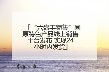 “六盘丰物集”固原特色产品线上销售平台发布 实现24小时内发货