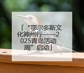 “鄂尔多斯文化神州行——2025青岛活动周”启动