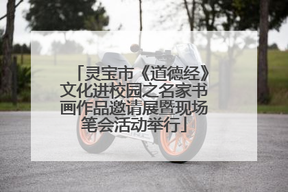 灵宝市《道德经》文化进校园之名家书画作品邀请展暨现场笔会活动举行