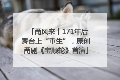 甬风来丨171年后舞台上“重生”，原创甬剧《宝顺轮》首演