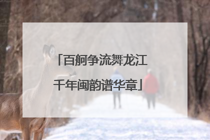 百舸争流舞龙江 千年闽韵谱华章