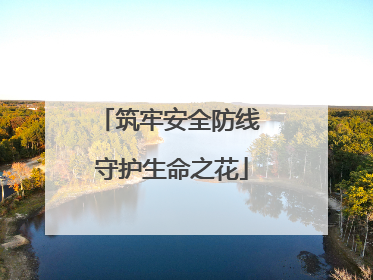 筑牢安全防线 守护生命之花
