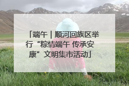 端午｜顺河回族区举行“粽情端午 传承安康”文明集市活动