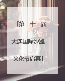 第二十一届大连国际沙滩文化节启幕