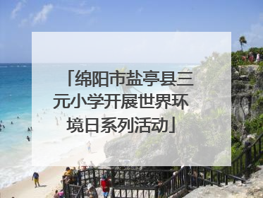绵阳市盐亭县三元小学开展世界环境日系列活动