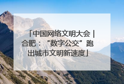 中国网络文明大会｜合肥：“数字公交”跑出城市文明新速度