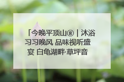今晚平顶山⑧｜沐浴习习晚风 品味视听盛宴 白龟湖畔·草坪音乐会激情上演