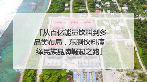 从百亿能量饮料到多品类布局，东鹏饮料演绎民族品牌崛起之路