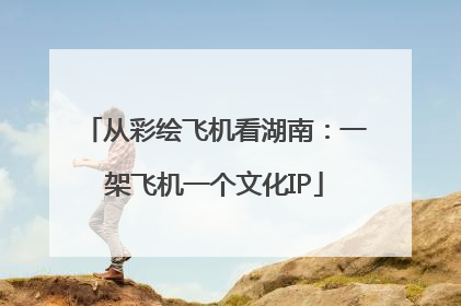 从彩绘飞机看湖南：一架飞机一个文化IP