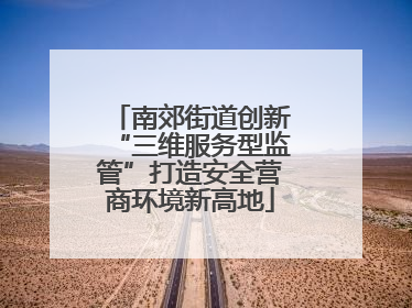 南郊街道创新“三维服务型监管”打造安全营商环境新高地