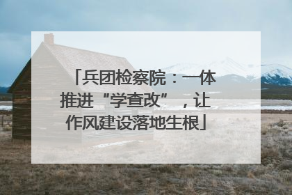 兵团检察院：一体推进“学查改”，让作风建设落地生根