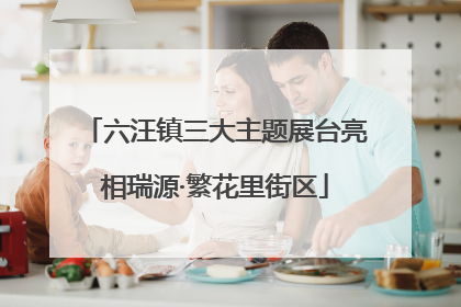 六汪镇三大主题展台亮相瑞源·繁花里街区