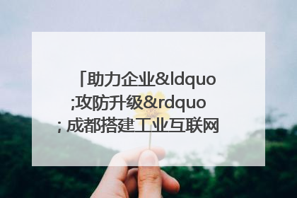 助力企业“攻防升级” 成都搭建工业互联网安全供需对接平台