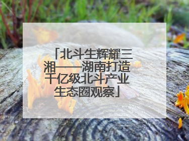 北斗生辉耀三湘——湖南打造千亿级北斗产业生态圈观察