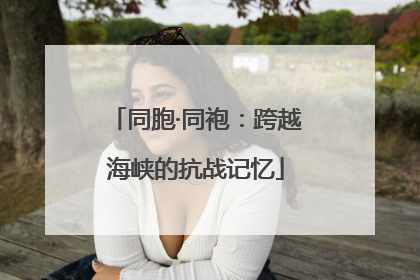 同胞·同袍：跨越海峡的抗战记忆