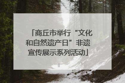 商丘市举行“文化和自然遗产日”非遗宣传展示系列活动