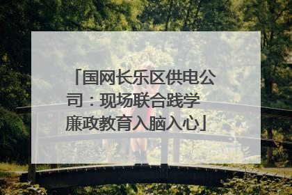 国网长乐区供电公司：现场联合践学 廉政教育入脑入心
