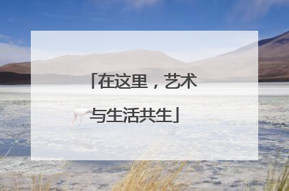在这里，艺术与生活共生