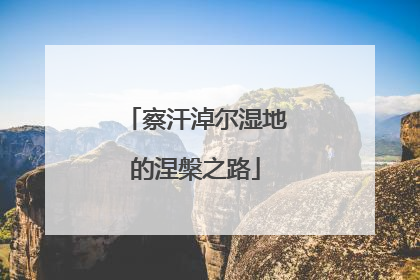 察汗淖尔湿地的涅槃之路