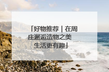 好物推荐｜在周庄邂逅造物之美 生活更有趣