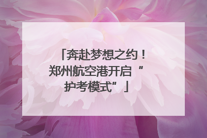 奔赴梦想之约！郑州航空港开启“护考模式”
