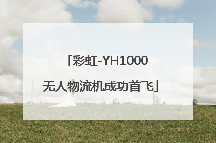 彩虹-YH1000无人物流机成功首飞