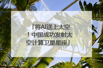将AI送上太空！中国成功发射太空计算卫星星座