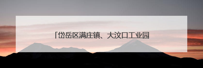 岱岳区满庄镇、大汶口工业园：完善制度、贴心护航、强化监管，打造优质营商“强磁场”