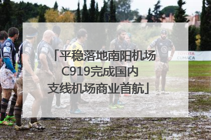 平稳落地南阳机场 C919完成国内支线机场商业首航