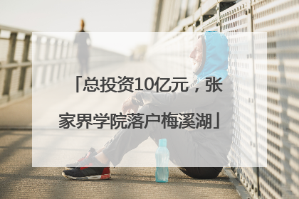总投资10亿元，张家界学院落户梅溪湖