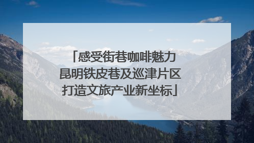 感受街巷咖啡魅力 昆明铁皮巷及巡津片区打造文旅产业新坐标
