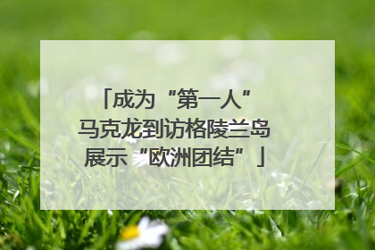 成为“第一人” 马克龙到访格陵兰岛展示“欧洲团结”