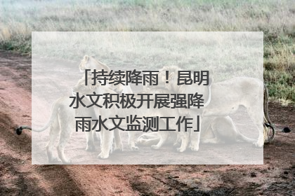 持续降雨！昆明水文积极开展强降雨水文监测工作