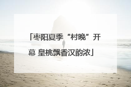 枣阳夏季“村晚”开幕 皇桃飘香汉韵浓
