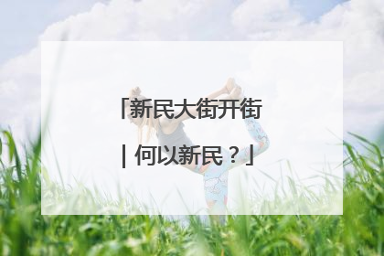 新民大街开街｜何以新民？