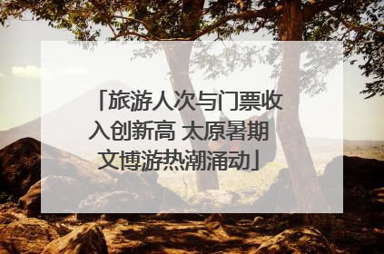 旅游人次与门票收入创新高 太原暑期文博游热潮涌动