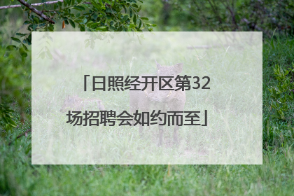 日照经开区第32场招聘会如约而至