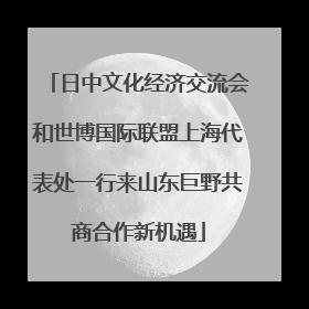 日中文化经济交流会和世博国际联盟上海代表处一行来山东巨野共商合作新机遇