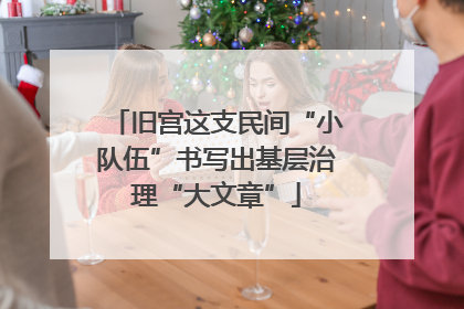 旧宫这支民间“小队伍”书写出基层治理“大文章”