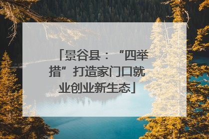 景谷县：“四举措”打造家门口就业创业新生态