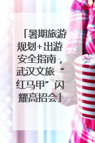 暑期旅游规划+出游安全指南，武汉文旅“红马甲”闪耀高招会