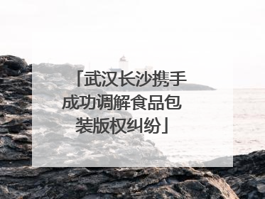 武汉长沙携手成功调解食品包装版权纠纷