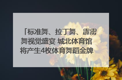标准舞、拉丁舞、霹雳舞视觉盛宴 城北体育馆将产生4枚体育舞蹈金牌｜世运会探馆行