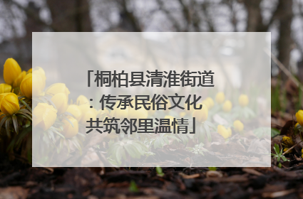 桐柏县清淮街道：传承民俗文化 共筑邻里温情