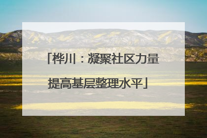 桦川：凝聚社区力量 提高基层整理水平