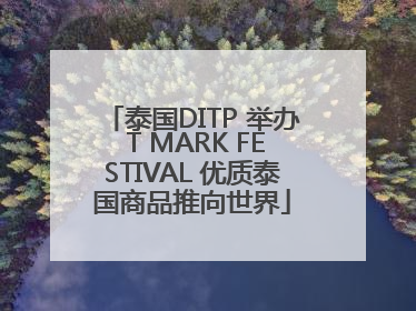 泰国DITP 举办 T MARK FESTIVAL 优质泰国商品推向世界