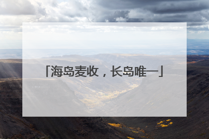 海岛麦收，长岛唯一